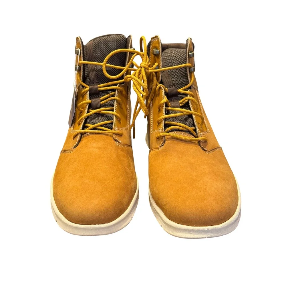 Timberland Mens Grayton Wheat Nubuck Leather Boots Size 11 Ortholite New